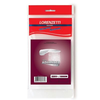 Resistência Advanced 6000w 220v - 7589100 - Lorenzetti Resistencia Ducha Advanced 6000w-220v