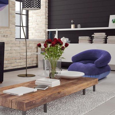Poltrona Inflável Ultra Lounge Cama Colchão Com Kit Reparo Para Uso Em Jardim, Sala E Piscina