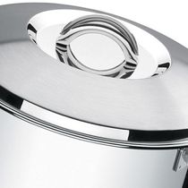 Panela Tramontina Solar em Aço Inox Fundo Triplo com Tampa