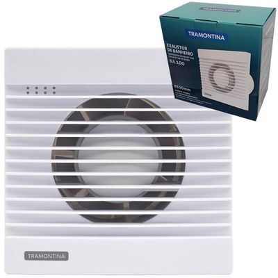 Exaustor Ventilador Para Banheiro E Lavabo Tramontina Ba 100 220V 94523002