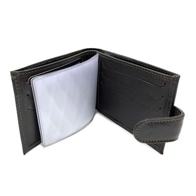 Carteira de Couro Masculina Fasolo H061 com Fecho Marrom