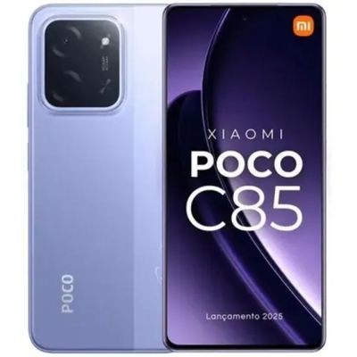 Smartphone Poco C85 6 + 6GB RAM 128GB   Tela de 6.9 Polegadas  - 6000 Mah Roxo
