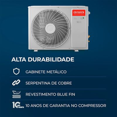 Ar Condicionado AIWA Split High Wall High Inverter 24.000 BTUs Frio AWS-AC-24F 220V 220V