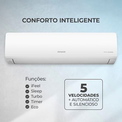 Ar Condicionado AIWA Split High Wall High Inverter 24.000 BTUs Frio AWS-AC-24F 220V 220V
