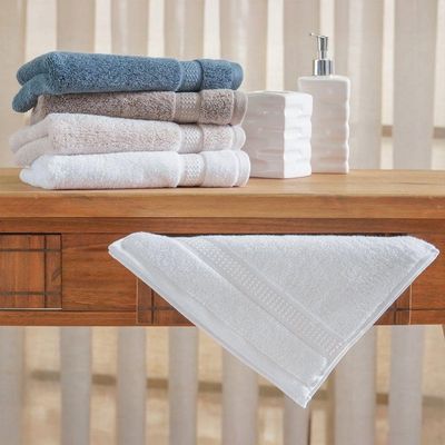 Toalha De Banho Relative Zero Torção 100% Algodão 500g/m² 70x140cm Branco