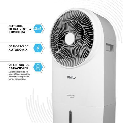 Climatizador de Ar Philco 22L 4 em 1 100W PCL22A 127V