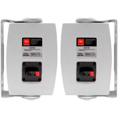 Par De Caixa Som Ambiente Jbl C521b 40w Branca - Par / 2