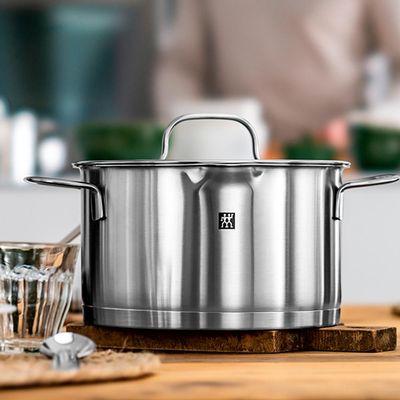 Jogo de Panelas em Aço Inox Zwilling Trueflow 5 Peças...