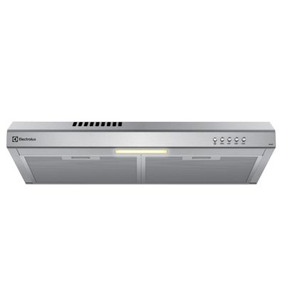 Depurador de Ar Electrolux 60 cm Inox Alto Poder de Sucção, Luz LED e Filtragem Dupla (DE6SS) 220V