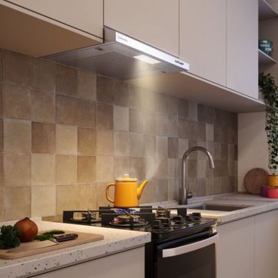 Depurador de Ar Continental 60cm Inox Alto Poder de Sucção e 3 Velocidades (DC6PG) 220V