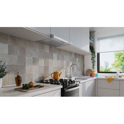 Depurador de Ar Continental 60cm Inox Alto Poder de Sucção e 3 Velocidades (DC6PG) 220V