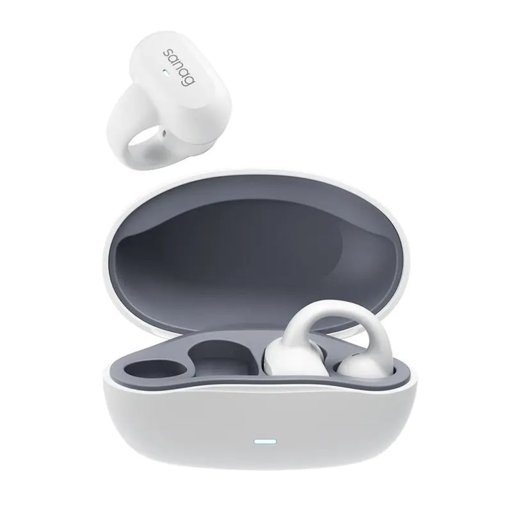Fone de Ouvido Auricular Bluetooth Clip Branco Baseus Z50s