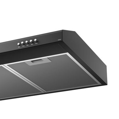 Depurador de Ar Electrolux 80cm Preto Alto Poder de Sucção, Luz LED e Filtragem Dupla (DE8SB) 220V