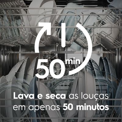 Lava-Louça Electrolux 8 Serviços Preta com Programa Lava e Seca 50 min (LP08E) 220V