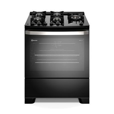 Fogão 5 bocas Electrolux Preto Experience Mesa de Vidro, Grill e PerfectCook360 (FE5CB) 220V