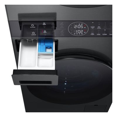 Lava e Seca Torre WashTower 14kg Black Inox 127V