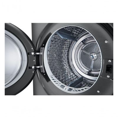 Lava e Seca Torre WashTower 14kg Black Inox 127V
