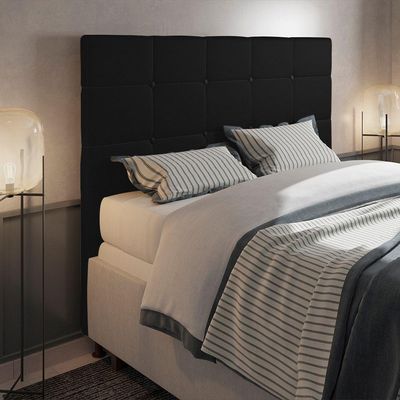Cabeceira Cama Box Casal 140cm Corino Preto
