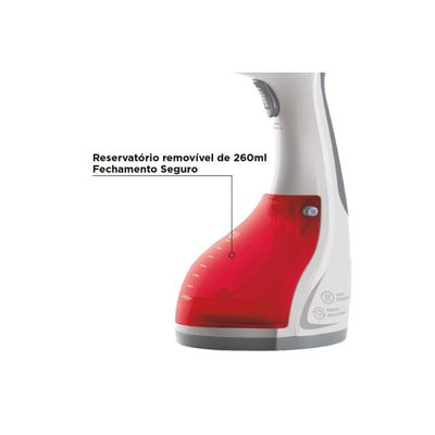 Vaporizador Portátil Black+Decker BDV2000V 1200W Vapor 360° Vermelho e Branco vermelho / 220