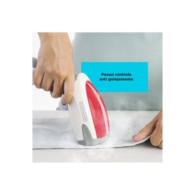 Vaporizador Portátil Black+Decker BDV2000V 1200W Vapor 360° Vermelho e Branco vermelho / 220