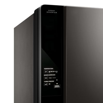 Geladeira Brastemp BRM62AE Smart Frost Free Duplex 512L Black Inox Bivolt