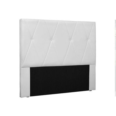 Cabeceira Aquilla Para Cama Box Solteiro 90 Cm Corino Branco - D'rossi