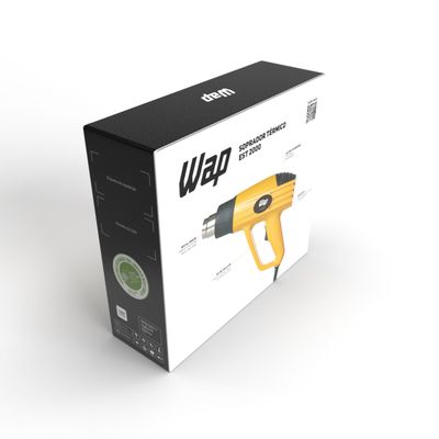 Soprador Térmico Profissional WAP EST2000 1500W amarelo e preto / 110