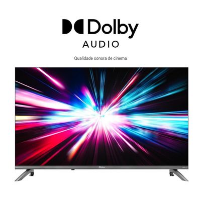 Smart TV 32" HD Philco P32CRB Roku TV HDR10 Dolby Audio