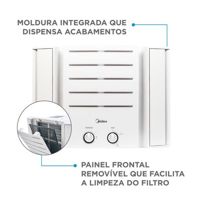Ar-Condicionado de Janela Midea QCL078BB 7.500 BTUs