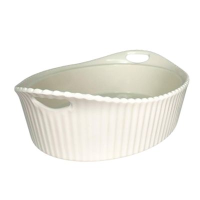 Travessa Oval Com Alça Melamina Bestfer 24cm