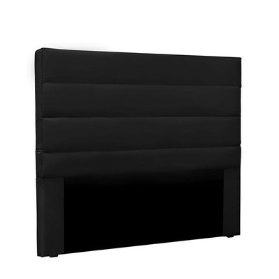 Cabeceira La Italiana Para Cama Box King 195 Cm Corino Preto - D'rossi