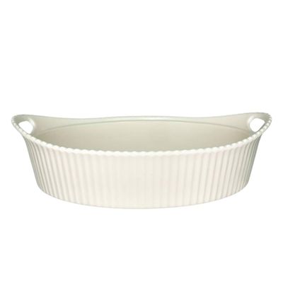 Travessa Oval Com Alça Melamina Bestfer 24cm