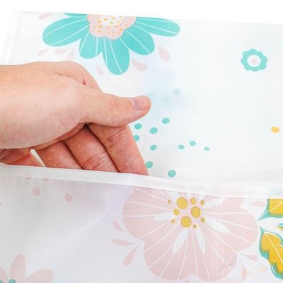 Capa Protetora Para Microondas Forno Eletrico Eletrodomesticos 85x35cm Estampa Flor Rosa