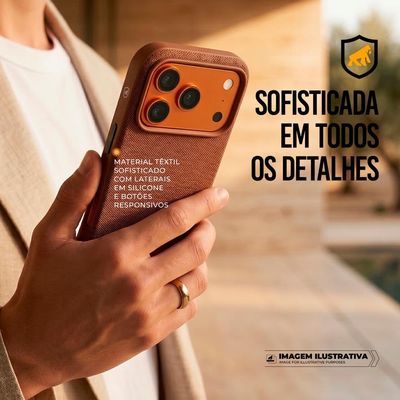 Capa para iPhone 17 Pro - Woov - Marrom - Gshield