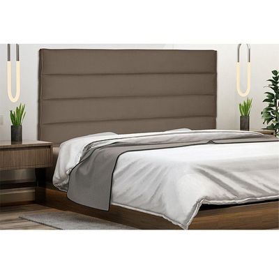 Cabeceira Para Cama Box King 195cm Suede Caramelo