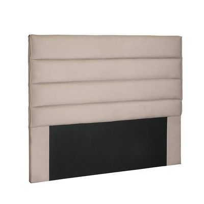 Cabeceira La Italiana Para Cama Box King 195 Cm Suede Bege - D'rossi