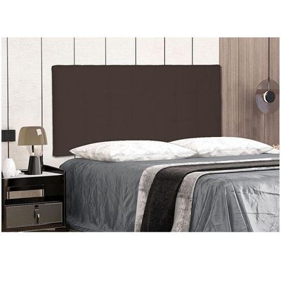 Cabeceira Painel Verona Solteiro 90cm Suede Café