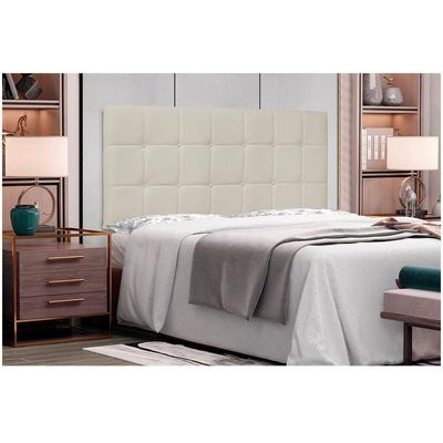 Cabeceira Painel Verona King 195cm Corino Bege