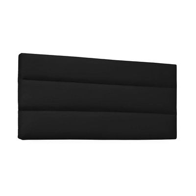 Cabeceira Painel La Italiana King 195cm Corino Preto