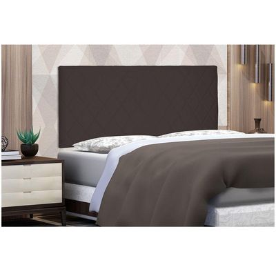 Cabeceira Painel Dubai Casal 140cm Suede Café