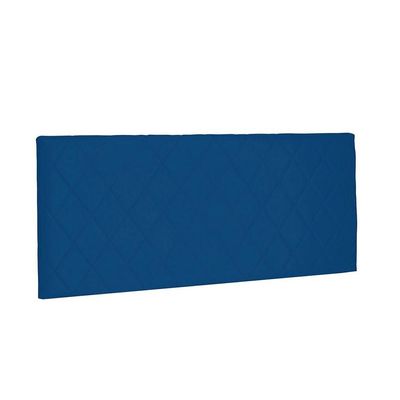 Cabeceira Painel Dubai King 195cm Suede Azul Marinho