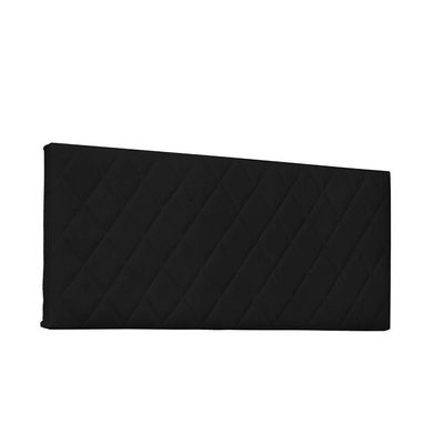 Cabeceira Painel Dubai King 195cm Corino Preto