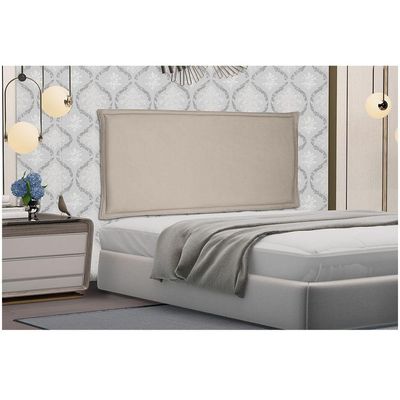 Cabeceira Painel Garden Casal 140cm Suede Bege