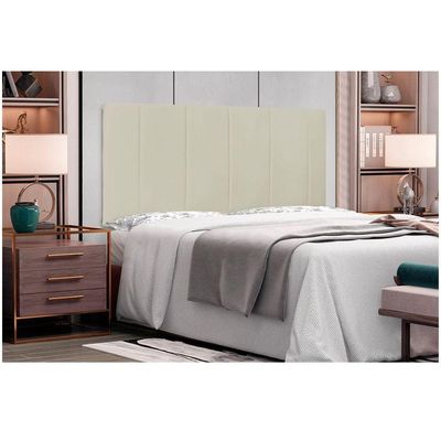 Cabeceira Painel Arizona King 195cm Corino Bege