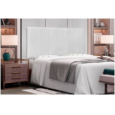 Cabeceira Painel Arizona Queen 160cm Corino Branco