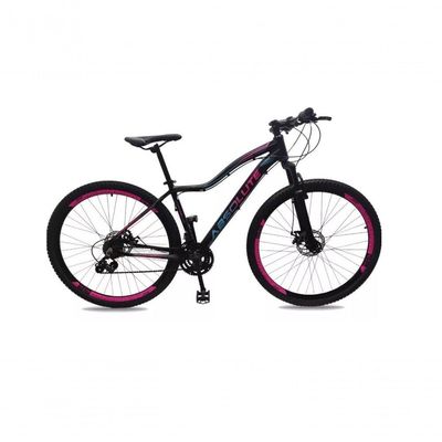 Bicicleta Aro 29 Absolute Hera Feminina Alumínio 24v Freio A Disco Garfo Suspensão Preto 17