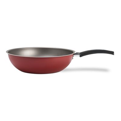 Panela Wok Brinox Ruby 26cm Vermelho