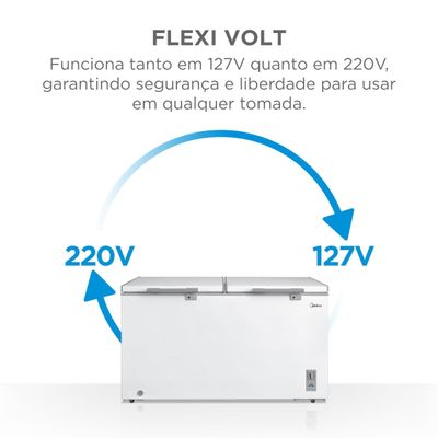 Freezer Horizontal Midea MDRC564FZD013 418L