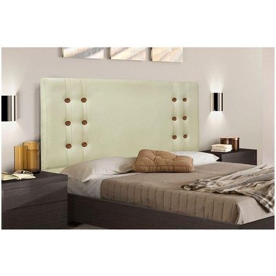 Cabeceira Gênova Para Cama Box Solteiro 90 Cm Linho - D'rossi Cor Rustico Natural