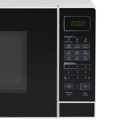 Micro-ondas 20l Branco Porta Preta Minuto Fácil Midea Mras21 - 127v